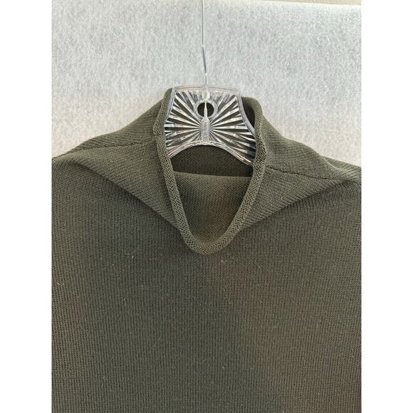 Wilfred Size Small Sweater High Neck Long Sleeve Soft Minimalist Dark Green - Picture 4 of 7
